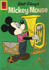 Mickey Mouse (Walt Disney's) #81 POOR ; Dell | low grade comic January 1962 Tuba
