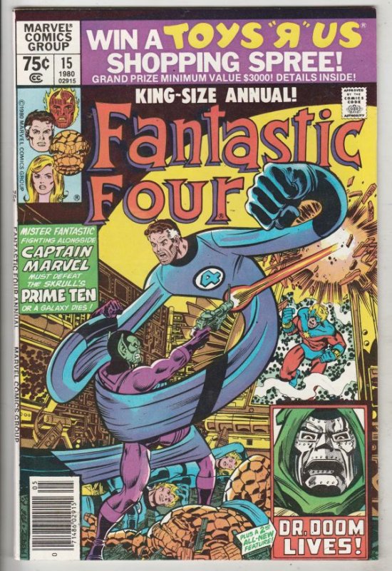 Fantastic Four King-Size Special #15 (Jan-80) NM- High-Grade Fantastic Four, ...