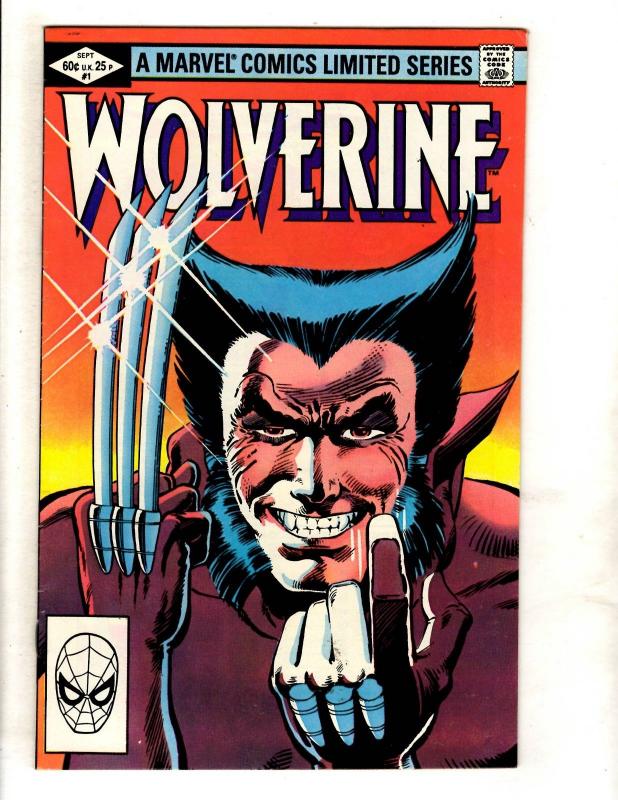 Wolverine # 1 VF/NM Marvel Comic Book LTD / Mini Series X-Men Frank Miller J325