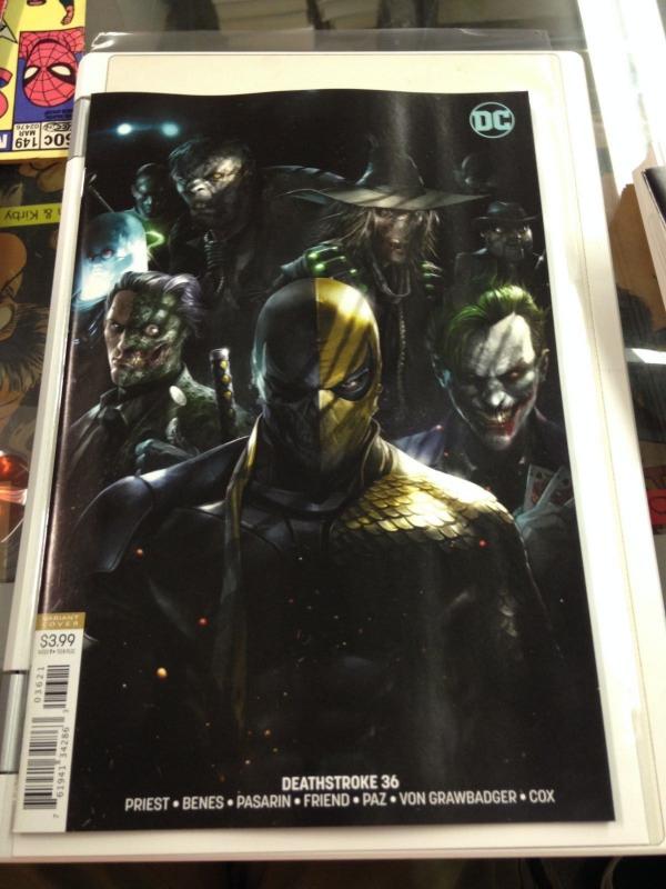 Deathstroke 36 Francesco Mattina Variant NM