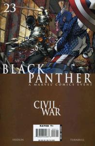 Black Panther (Vol. 3) #23 VF ; Marvel | Civil War - Michael Turner