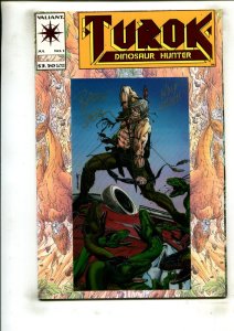 TUROK, DINOSAUR HUNTER #1 (9.2) SIGNED BY RANDY ELLIOT AND BART SEARS!! 1993