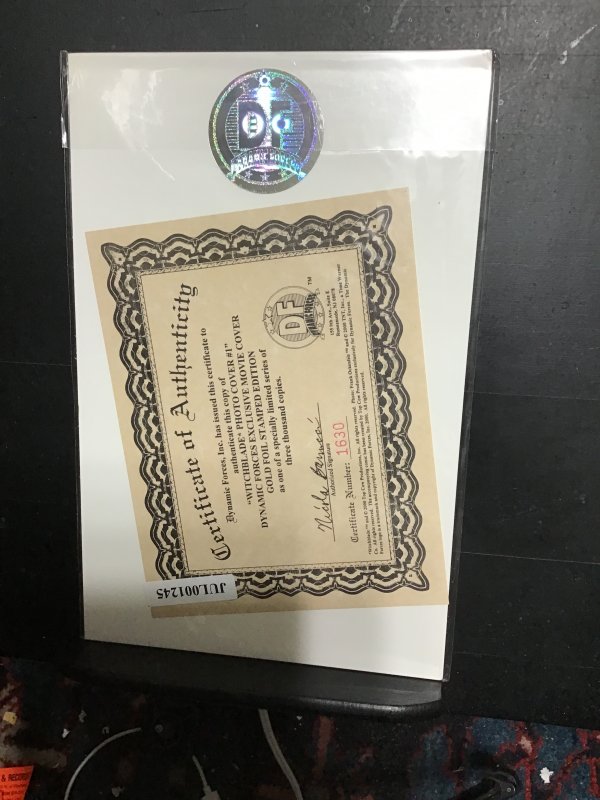 Witchblade: Movie Edition Dynamic Forces Variant (2000)super-grade certified NM