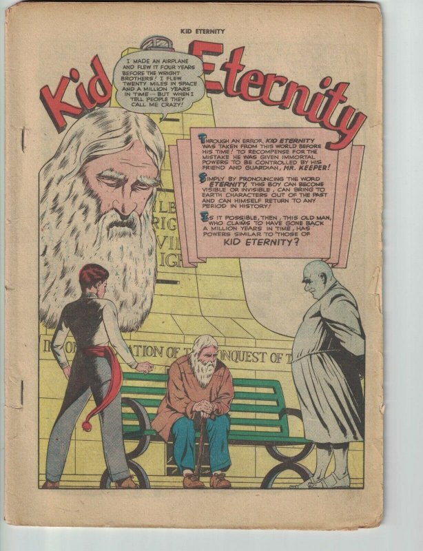 Kid Eternity #5 1st series - golden age superhero comic - Quality 1947