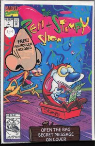 The Ren & Stimpy Show #1 Second Print Cover (1992) Ren & Stimpy