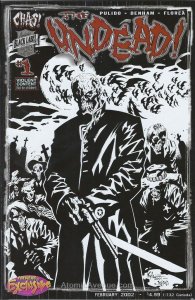 Undead, The #1B VF/NM ; Chaos | Previews Exclusive Variant B&W