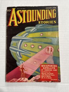 Astounding Stories Pulp January 1938 Volume 20 #5 Poor