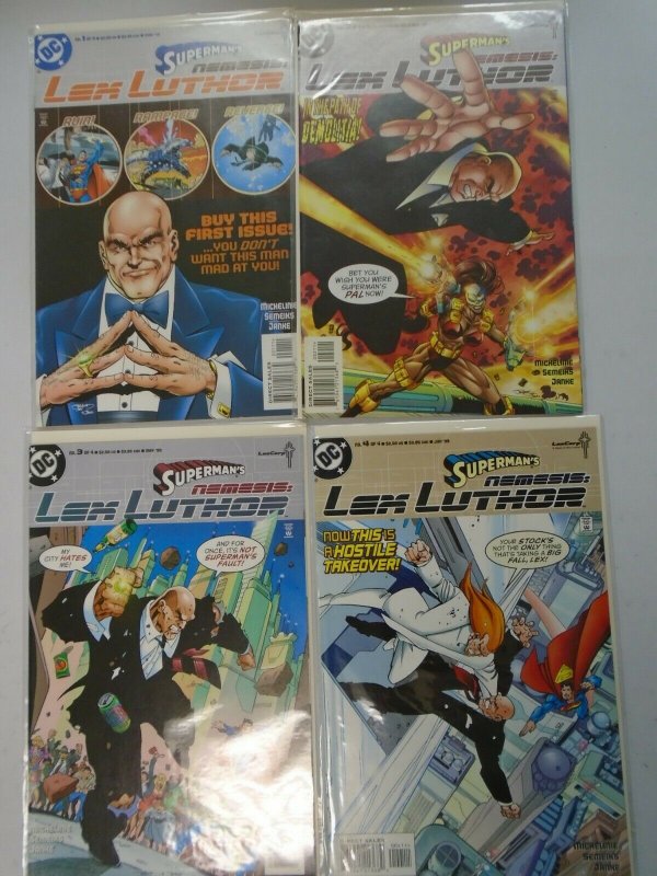 Superman's Nemesis Lex Luthor set #1-4 8.0 VF (1999)