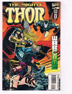 Thor (1962-1996 1st Series) #484 Marvel Comic Book War Machine Iron Man HH3