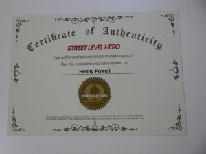 White Widow #6 Variant Editin Signed by Benny Powell W/ COA NM Condition