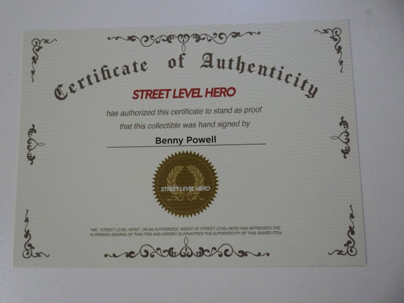 White Widow #6 Variant Editin Signed by Benny Powell W/ COA NM Condition