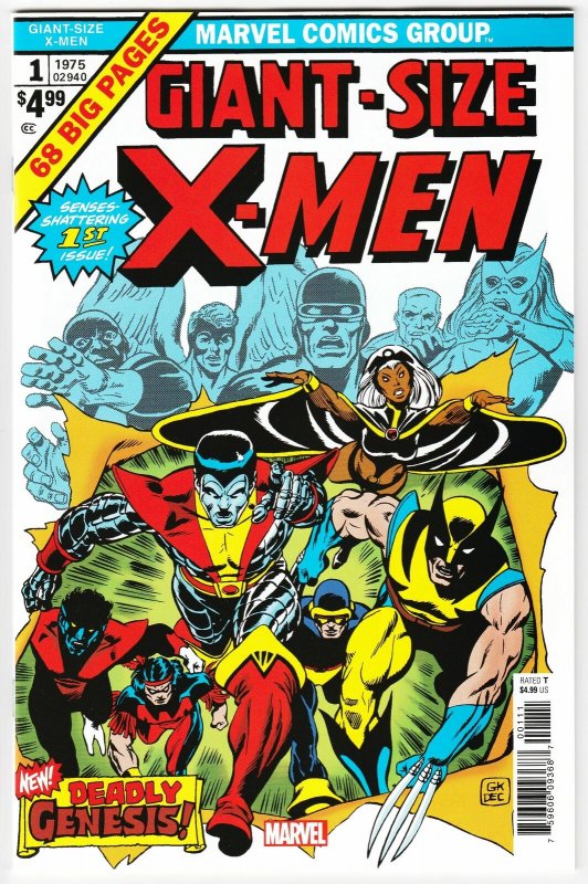 Giant Sized X-Men #1 Facsimile Edition (Marvel, 2019) NM