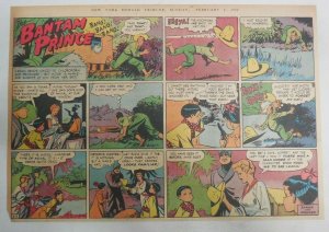 (51) The Bantam Prince Sundays by Lariar and Pfeufer 1952 Most Half Page Size!