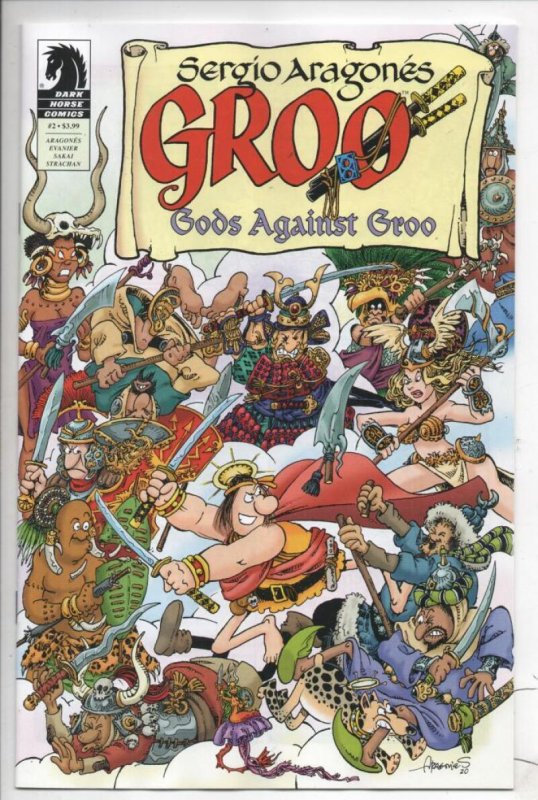 GROO GODS AGAINST GROO #2, NM, Sergio Aragones, 2023, Dark Horse