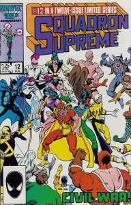 Squadron Supreme #12 FN ; Marvel | Mark Gruenwald