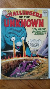 Challengers of the Unknown #9 (DC, 1959) Condition G