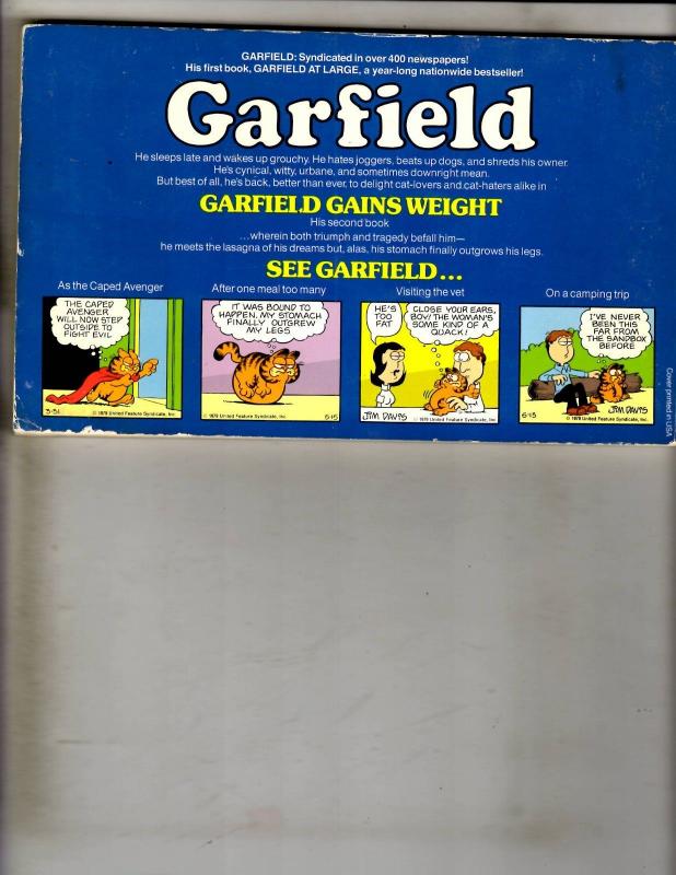 Lot Of 4 Garfield Ballantine Graphic Novels # 1 2 3 4 Jim David 1978 Feature FM6