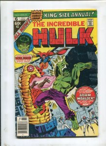 INCREDIBLE HULK ANNUAL #6 (7.0) FIRST APPEARANCE OF AYESHA!