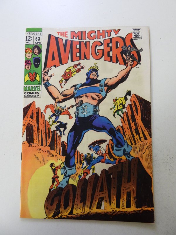 The Avengers #63 (1969) FN/VF condition