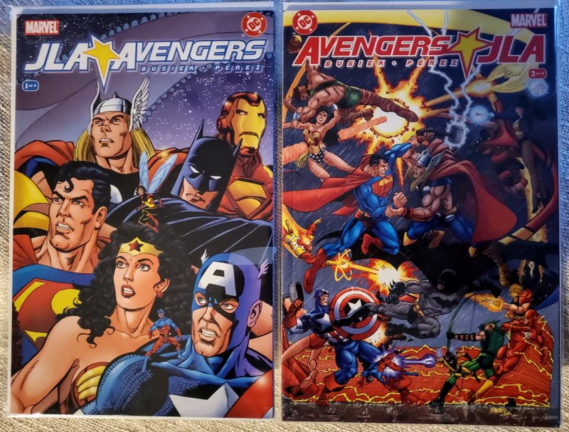 JLA / Avengers #1&2 - George Perez / Kurt Busiek - Marvel / DC