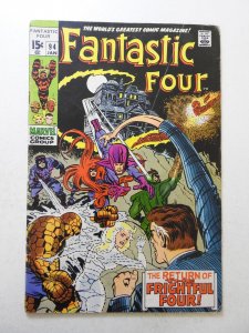 Fantastic Four #94 (1970) VG- Condition 1st Appearance of Agatha Harkness!