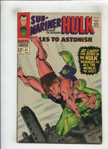 TALES TO ASTONISH #87 (5.5) MOMENT OF TRUTH!! 1966