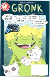 GRONK a MONSTER'S STORY, NM, FCBD, Cats, Kitten, 2015, more Promo/items in store