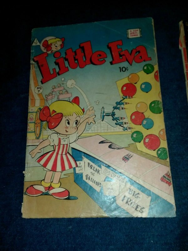 Little Eva #7 super comics 1958 I.W. Reprint silver age classic kids cartoon