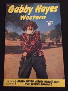 GABBY HAYES WESTERN #12 VG+ Condition