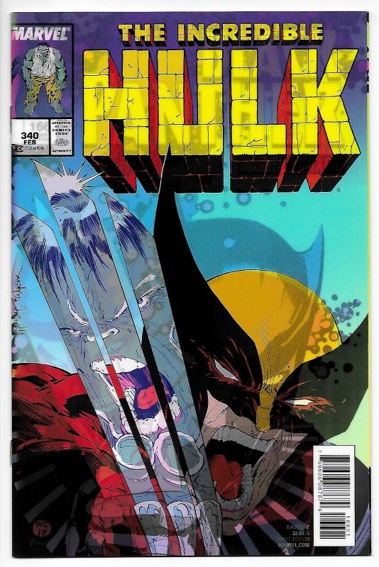 Black Panther #166 Lenticular 3D Variant Incredible Hulk #340 Homage (2017) NM