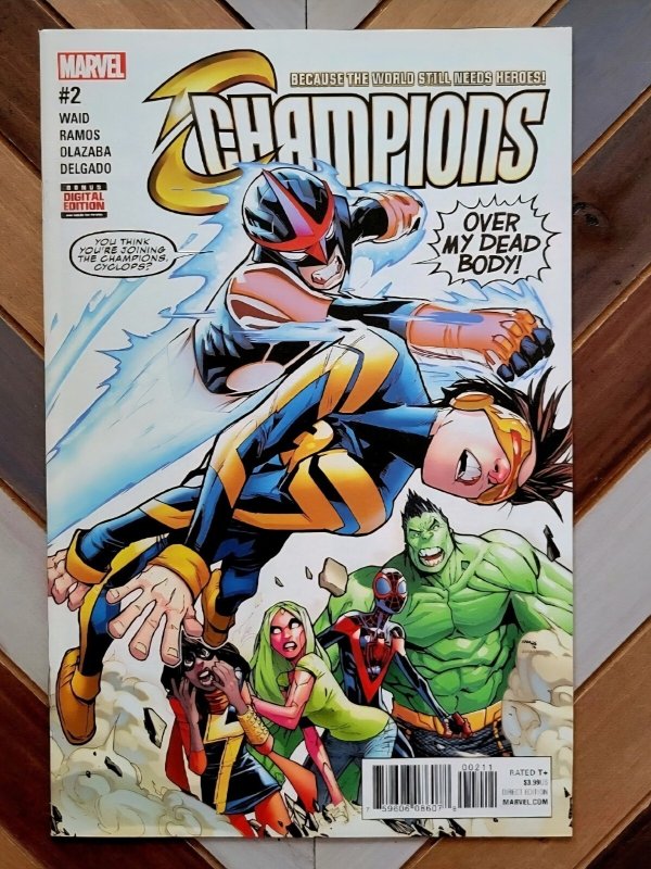 Lot of 12: Champions #1-12 NM- (Marvel 2016) #1 Brooks 1:20 1st Team App, Origin