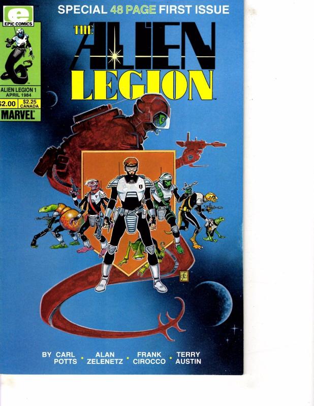 Lot Of 3 Alien Legion Epic Comic Book #1 2 3   MS22