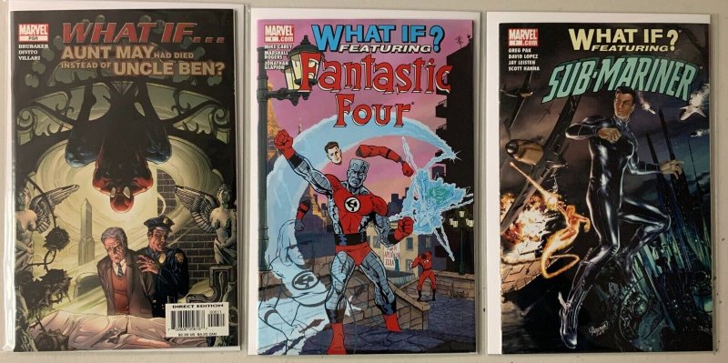What If lot 3 diff Fantastic Four Sub-Mariner Aunt May Ben Marvel 6.0 FN (2006)