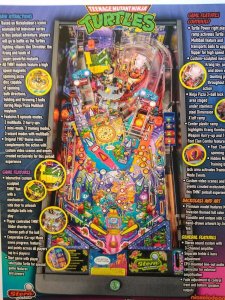 Teenage Mutant Ninja Turtles Premium Edition Pinball FLYER Art Game Sheet TNMT 