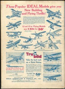 Flying Aces 6/1934-bedsheet edition-WWI aviation pulp thrills-VG MINUS