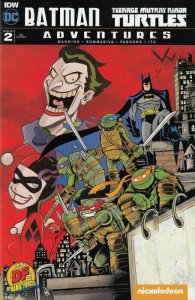 IDW DC Comics BATMAN TEENAGE MUTANT NINJA TURTLES ADVENTURES #2 w/COA JOKER NM