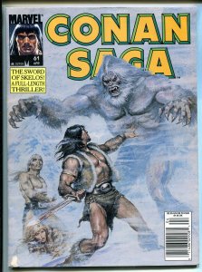 CONAN SAGA BARGAIN LOT OF 4 -MARVEL-STAN LEE-ISSUES #57-#58-#60-#61