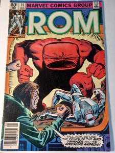 Rom #14 VG Newsstand Marvel Comics c241