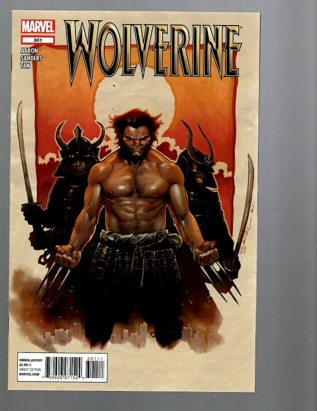 11 Marvel Comics Wolverine #300 301 302 303 304 305 306 1 2 3 plus Max #1 J446