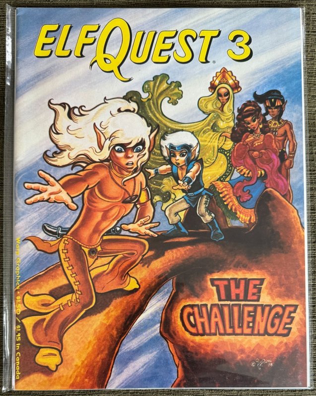 ElfQuest #1, #2, #3, #4 Fourth Printing Full Run Of 4 (1989) VF/NM 9.0 Magazine