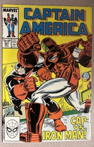Captain America #341 1st Lemar Hoskins as Battlestar! Marvel 1988