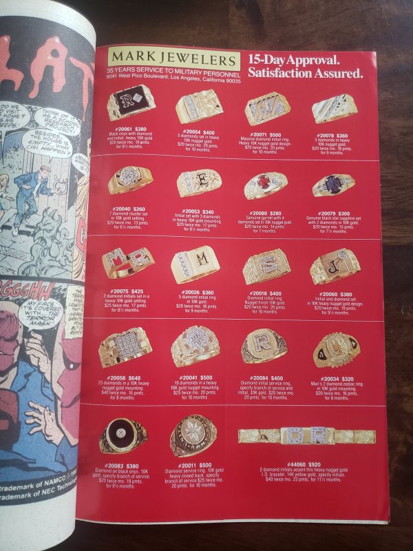 The Incredible Hulk 375 (1990) Mark jeweler's insert