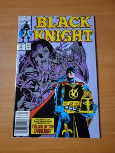 Black Knight #4 Newsstand Variant ~ NEAR MINT NM ~ 1990 Marvel Comics