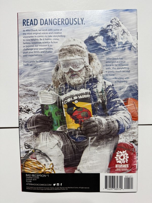 Bad Reception # 1 NM 2019 1st Print Variant Cover Aftershock Comic Book 2 J403