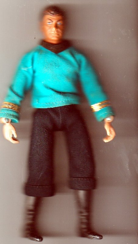 Vintage 1970s Mego Star Trek Doctor McCoy Action Figure