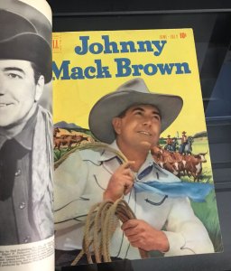 Johnny Mack Brown #5 (Dell, 1951) - DOUBLE COVER