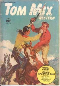 TOM MIX WESTERN (1948-1953 FAWCETT) 16 VG   April 1949 COMICS BOOK