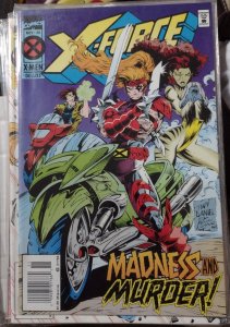 X-FORCE  #  40 1994 MARVEL DISNEY CABLE NEWSTAND BARCODE VARIANT