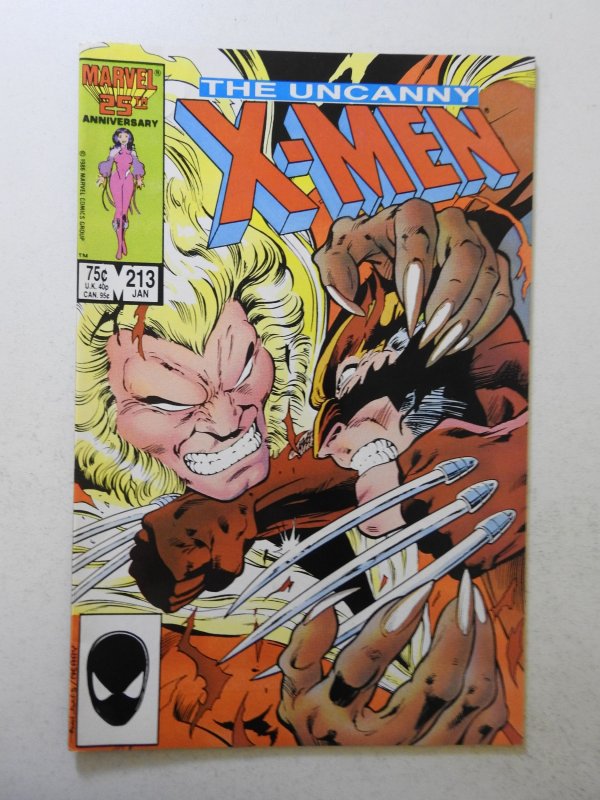 The Uncanny X-Men #213 (1987) VF- Condition!