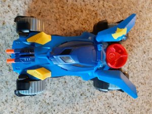 2015 Imaginext DC Super Friends Transforming Batmobile Mattel PREOWNED